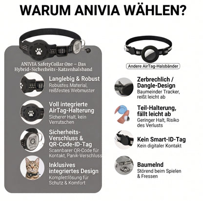 ANIVIA™ SafetyCollar One – Hybrid-Sicherheits-Katzenhalsband (Vorverkauf)